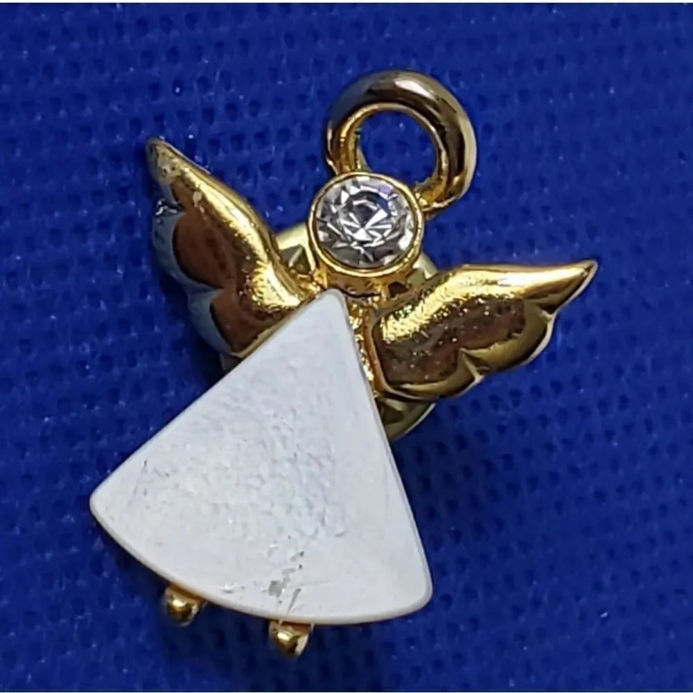 GUARDIAN ANGEL Mother Of Pearl Tack Pin